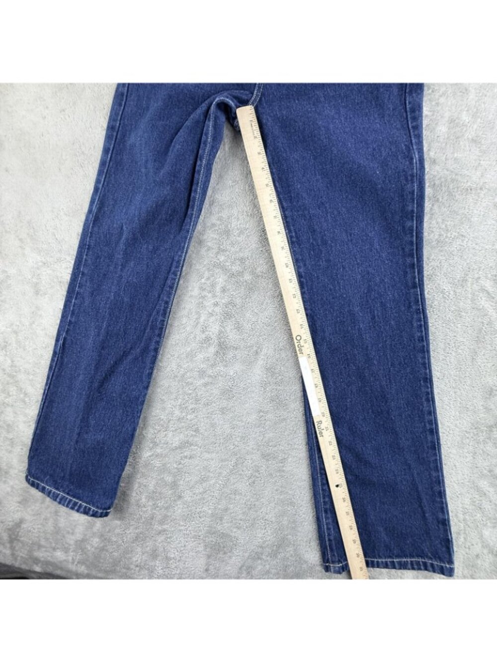 Vintage Tommy Hilfiger Jeans Womens 7 Blue Straight Leg Mid Rise Denim Y2K Flag - Picture 13 of 16